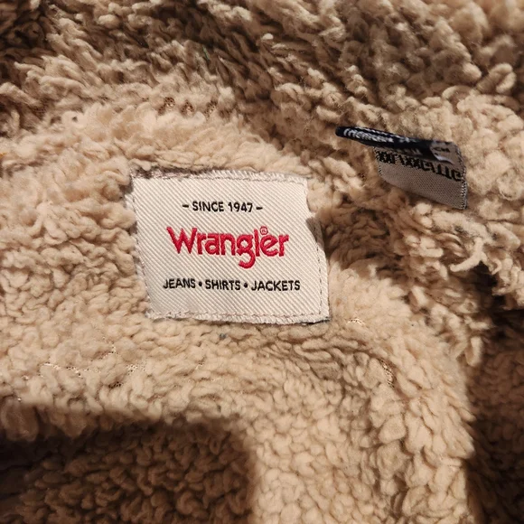 Men's XXL Wrangler Sherpa Denim Jean Jacket - Picture 2 of 10